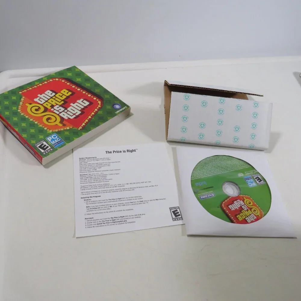 Price is Right Computer Game OUT OF DATE SOFTWARE